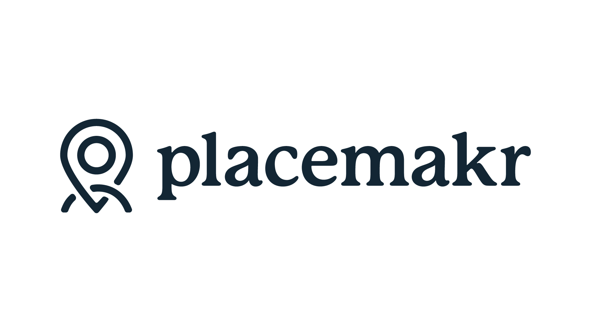 Placemakr horizontal logo in Midnight